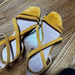 Jcrew Saffron suede “florence” strappy sandal.